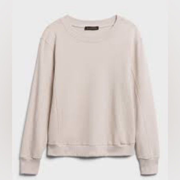 Banana Republic Sweaters - Banana Republic FRENCH TERRY SWEATSHIRT